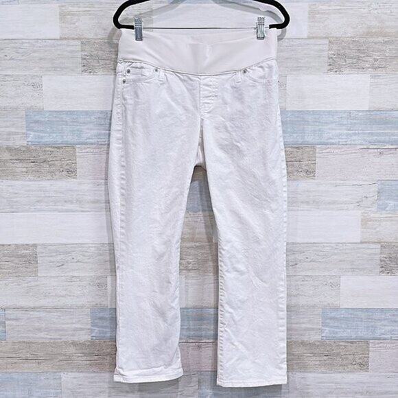 GAP Women's Crisp White Cropped Jeans - Picture 3 of 6